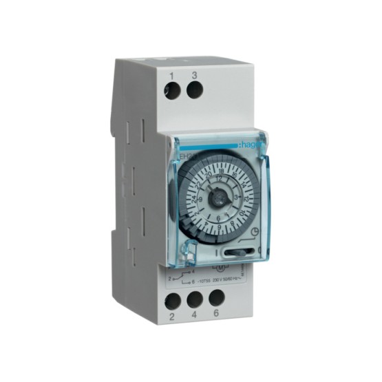 Analogni tajmer sa rezervnim hodom (200 sati), dnevni, 1 preklopni kontakt 16A 230V~