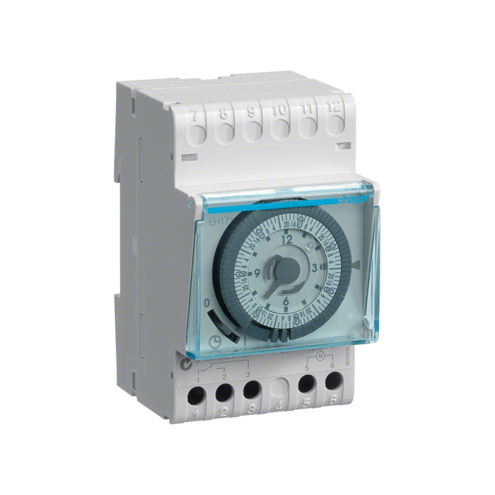 Analogni tajmer sa rezervnim hodom (200 sati), sedmični, 1 preklopni kontakt 16A 230V~