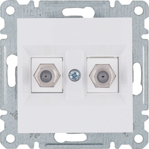 Antenska uticnica sa F konektorom,dupla