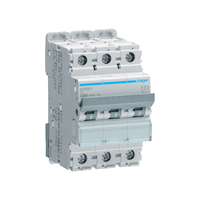 Automatski osigurač 1A, 3-polni, C, 10kA