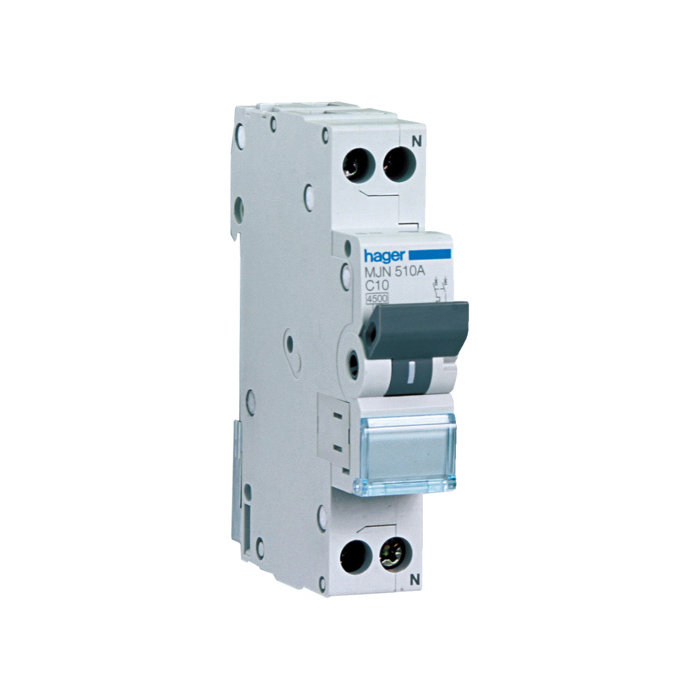 Automatski osigurac 1P+N, 10A, 4,5kA, C karakteristika, 1 mod