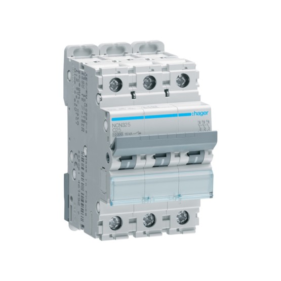 Automatski osigurač 25A, 3-polni, C, 10kA