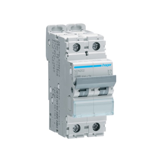 Automatski osigurač 2A, 2-polni, D, 10kA