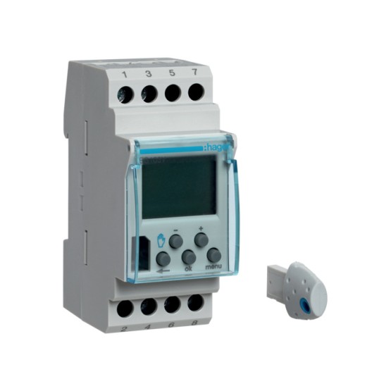 Cronotec - sedmični tajmer, 1 x ključem EG005, 1W, 12V AC ili 24V DC