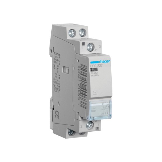 Kontakter 1NO.+1NC., In=25A, 230V (~), 1 modul