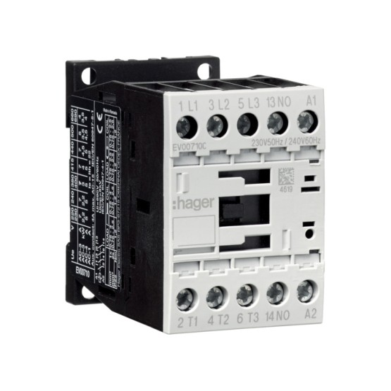 Kontakter 3P + 1NO 7A 3kW AC-3 230VAC