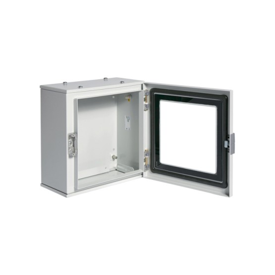 Metalni ormar Orion plus sa prozirnim vratima 300x300x160mm