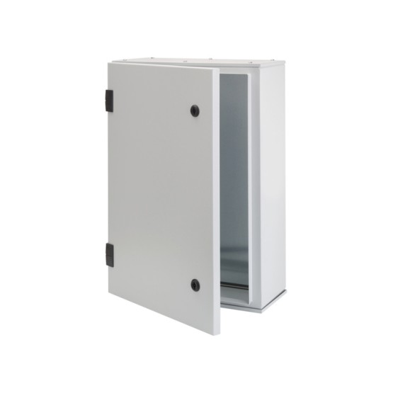 Metalni ormar orion.tech sa montažnom pločom, 500x400x200 mm