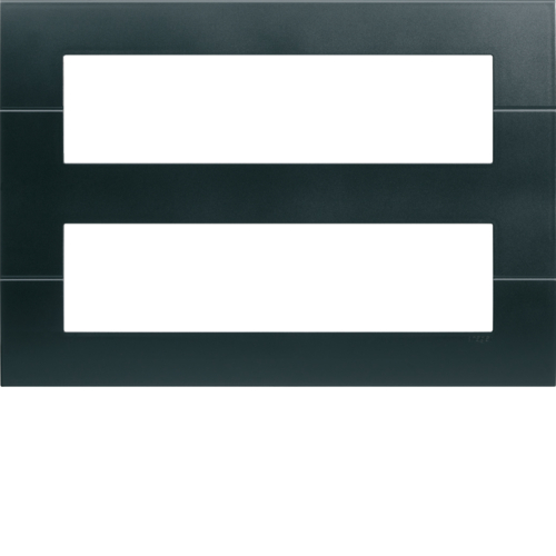 Okvir 2 x 8 horizontalnih modula, crna boja