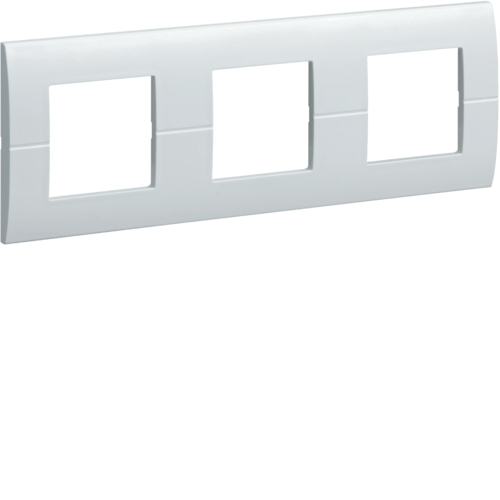 Okvir 3-struki horizontalni 3 x 2 modula, bela boja