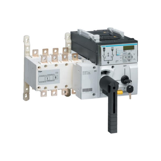 Preklopna sklopka na motorni pogon I-0 -II, 4P, 250A, ATySM 6e 4x250A 230/400Vac