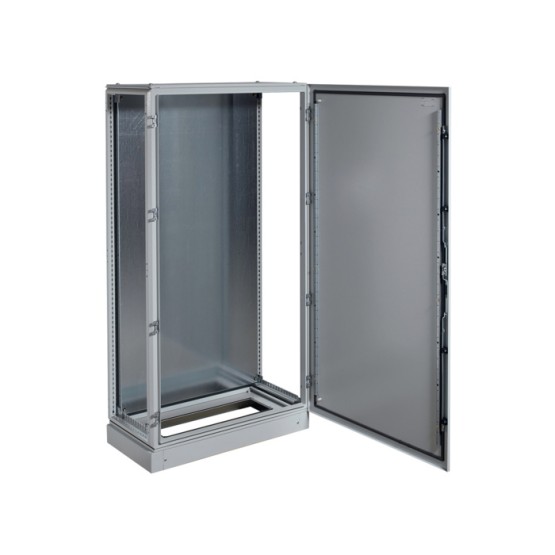 Samostojeći metalni ormar sa postoljem i montažnom pločom, dimenzija 1900x1000x500mm