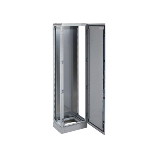 Samostojeći metalni ormar sa postoljem i montažnom pločom, dimenzija 2100x600x400mm