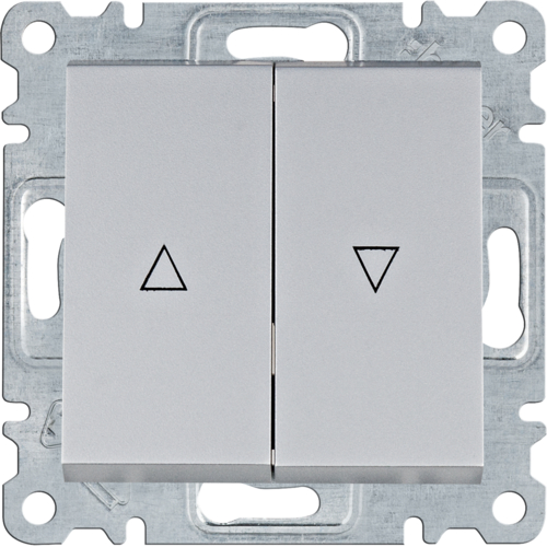 Taster za roletne/žaluzine, 10A, Lumina, siva