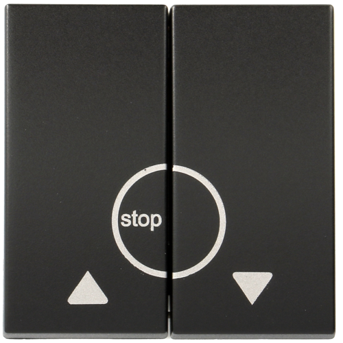 Taster za roletne/žaluzine 2M, crna boja