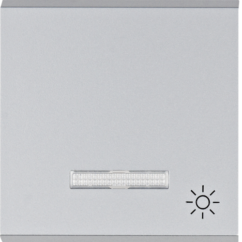 Taster, oznaka svetlo, sa indikacijom, Lumina, siva
