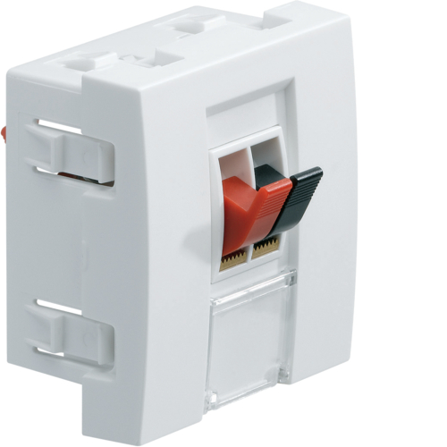 Utičnica za zvučnike 2M, bela boja