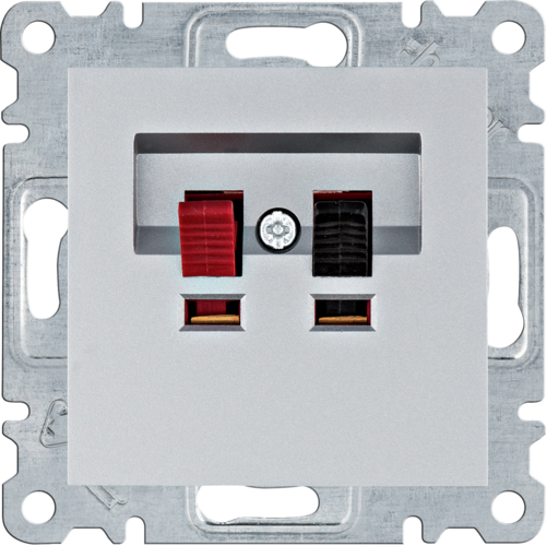 Utičnica, za zvučnike, Lumina, siva