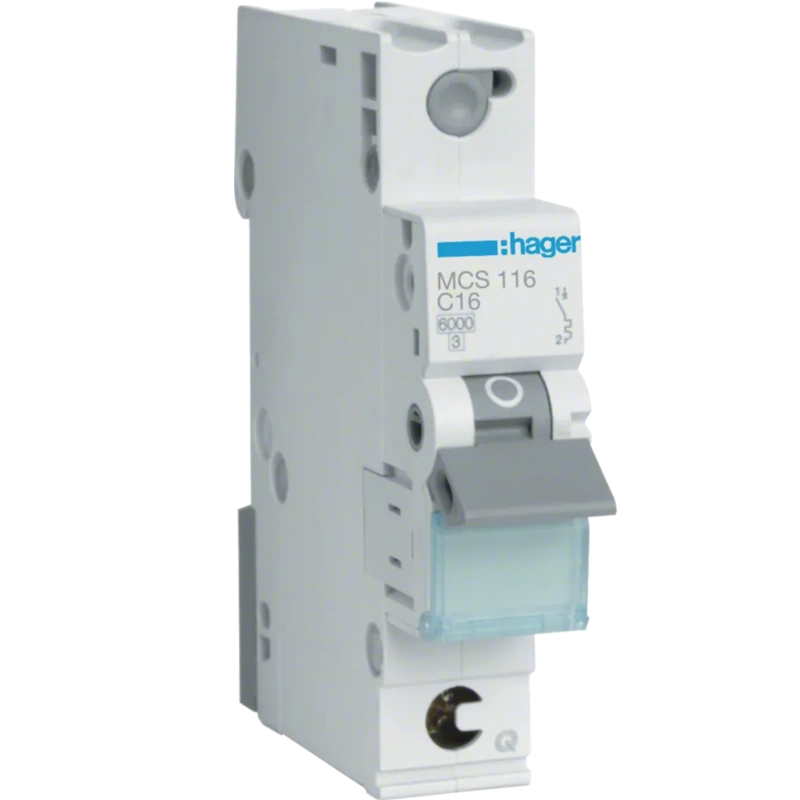 Automatski osigurač; 1P 6KA C-16A Quick Conect 1M