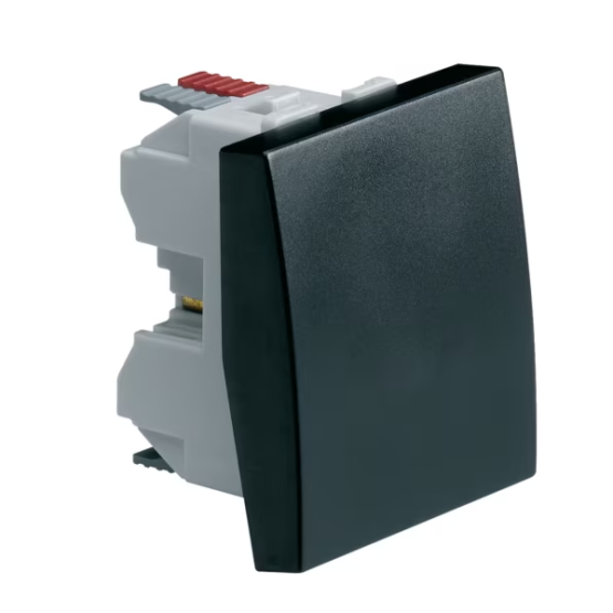 Taster 1k.o+1k.z 2M , crna boja