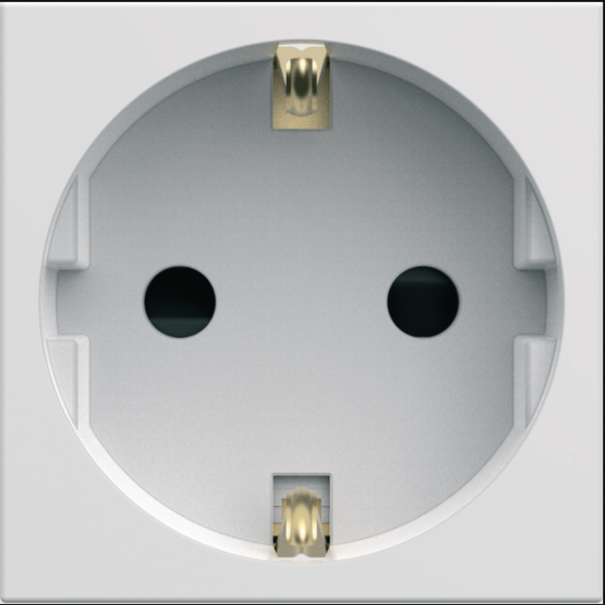 Utičnica Schuko, gallery, 2P+E, čista bijela