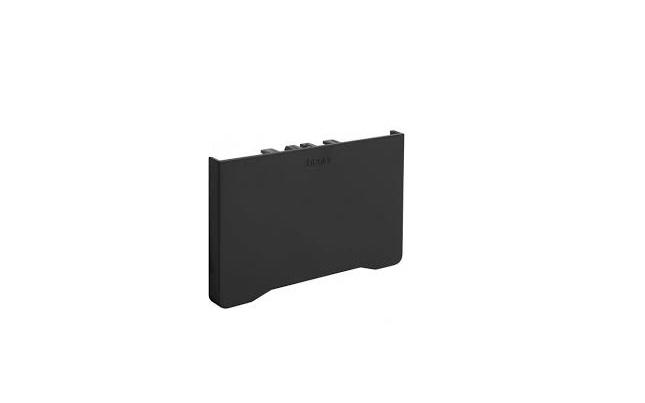 Završni element za parapetni kanal GBD 50 x 85 mm, grafitna crna